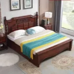 Lazy Waterproof Double Bed Bedroom Designer Wood Luxury Double Bed Princess Platform Creative Letto Matrimoniale Hotel Furniture